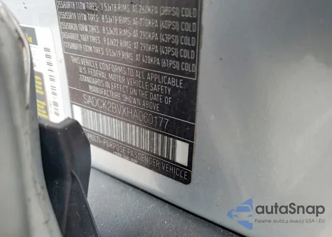 2017 Jaguar F-Pace Prestige из США, поврежденный, VIN SADCK2BVXHA060177